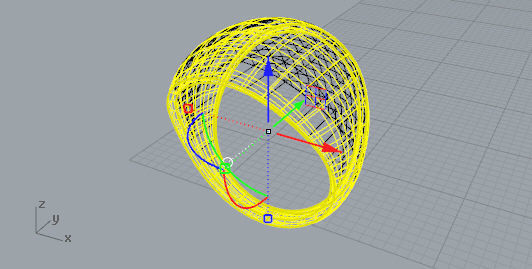 Anello Linee madri Free 3D model_1