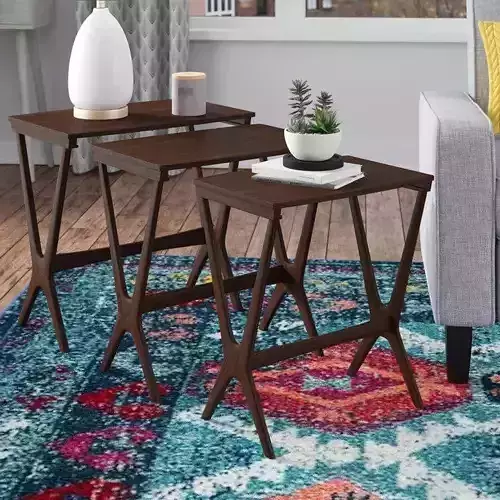 Gabi  Tall Cross Legs Nesting Tables