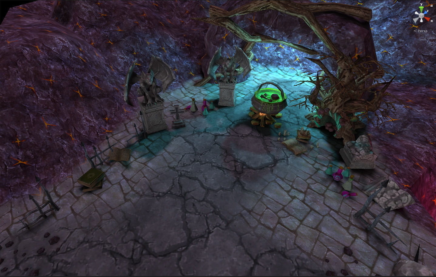 Casual RPG Environment 09 Low-poly 3D model_13