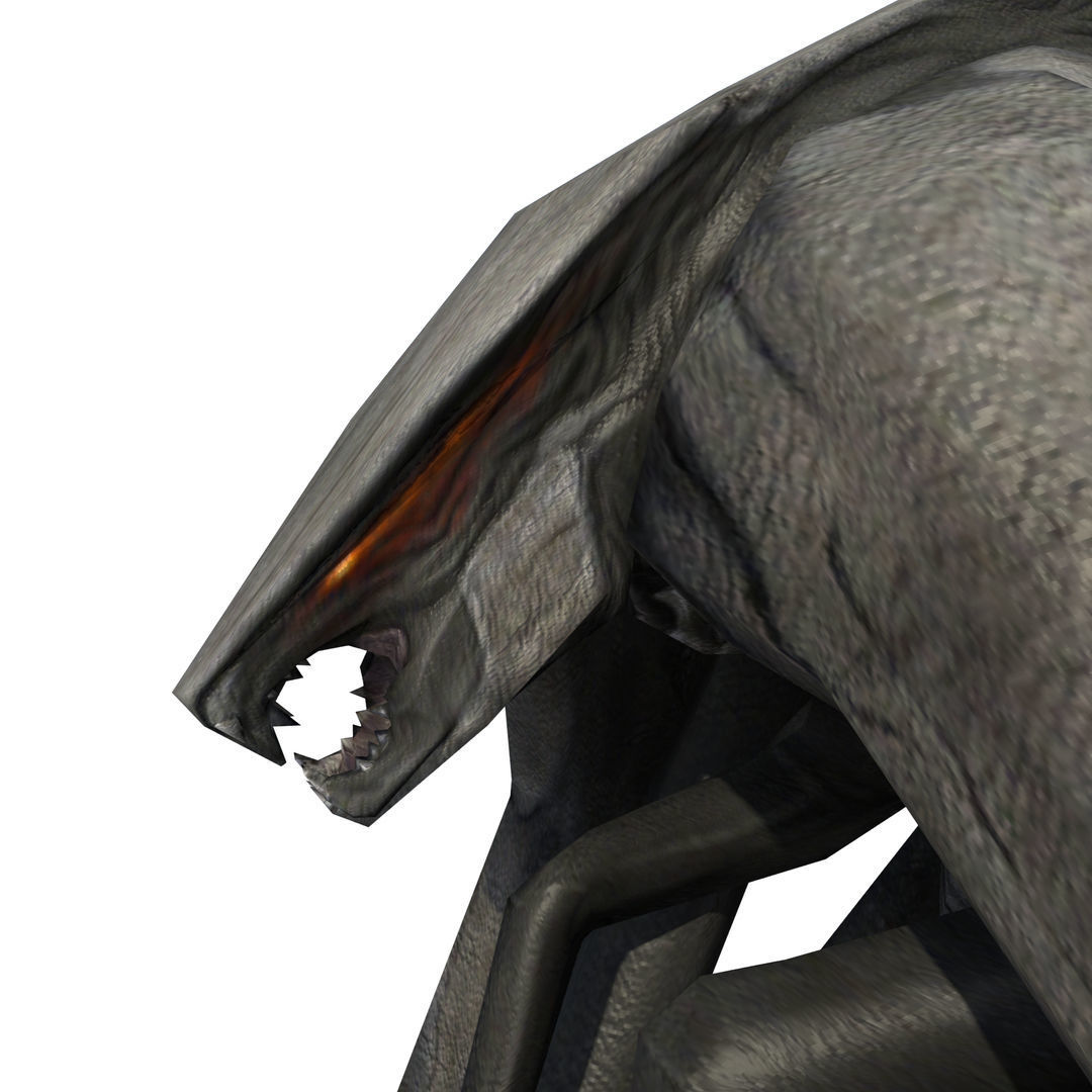 Female Muto Rig Low-poly 3D model_2