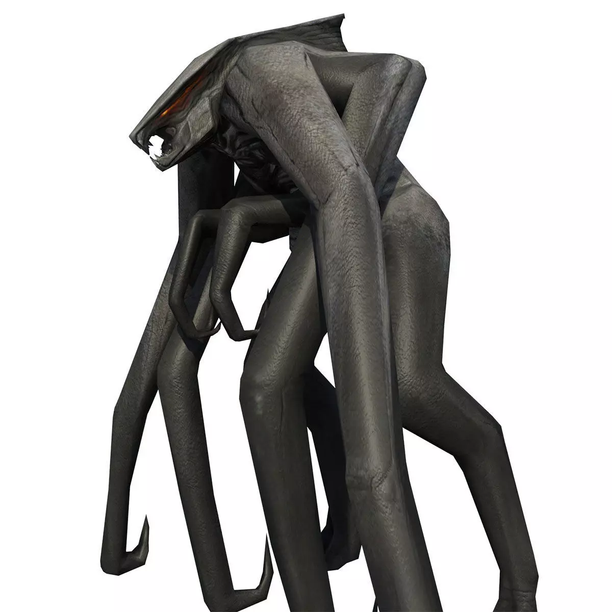 Female Muto Rig Low-poly 3D model_0