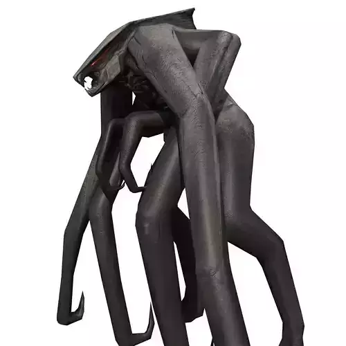 Female Muto Rig Low-poly 3D model