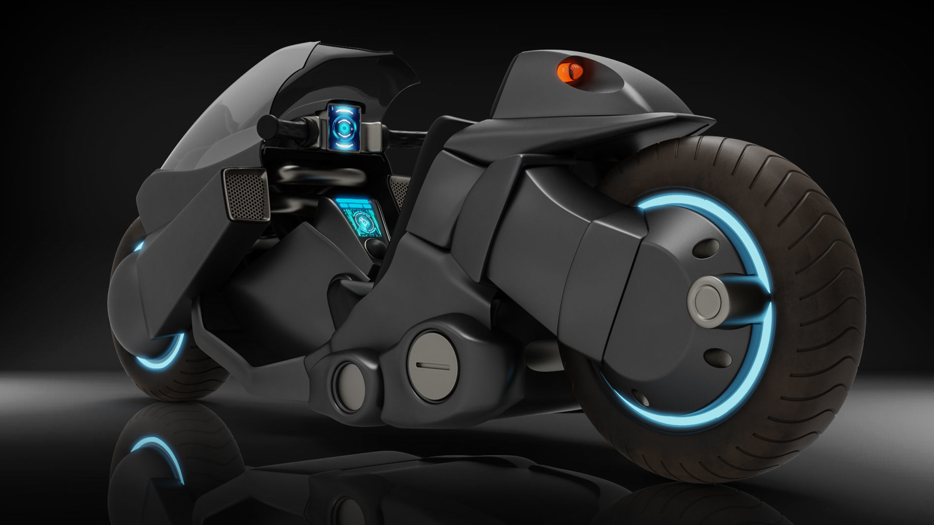 Akira - Kaneda motorcycle 3D model_2