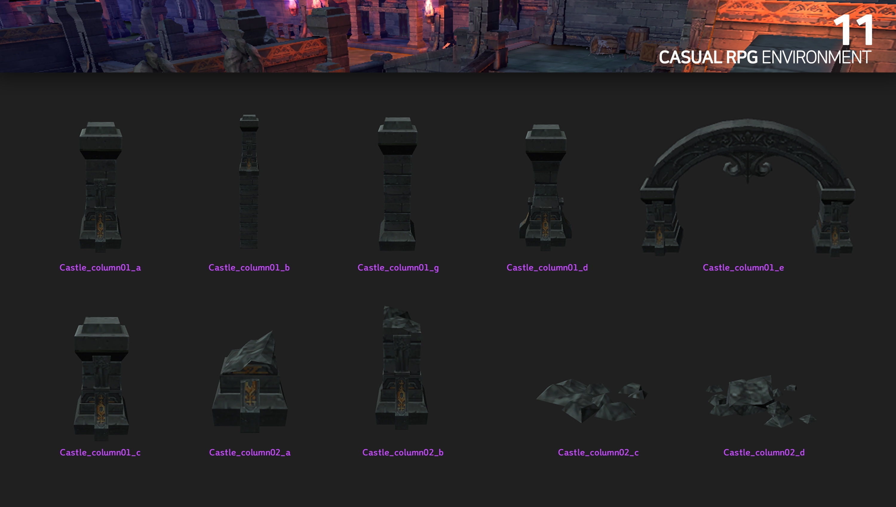 Casual RPG Environment 10 Low-poly 3D model_10