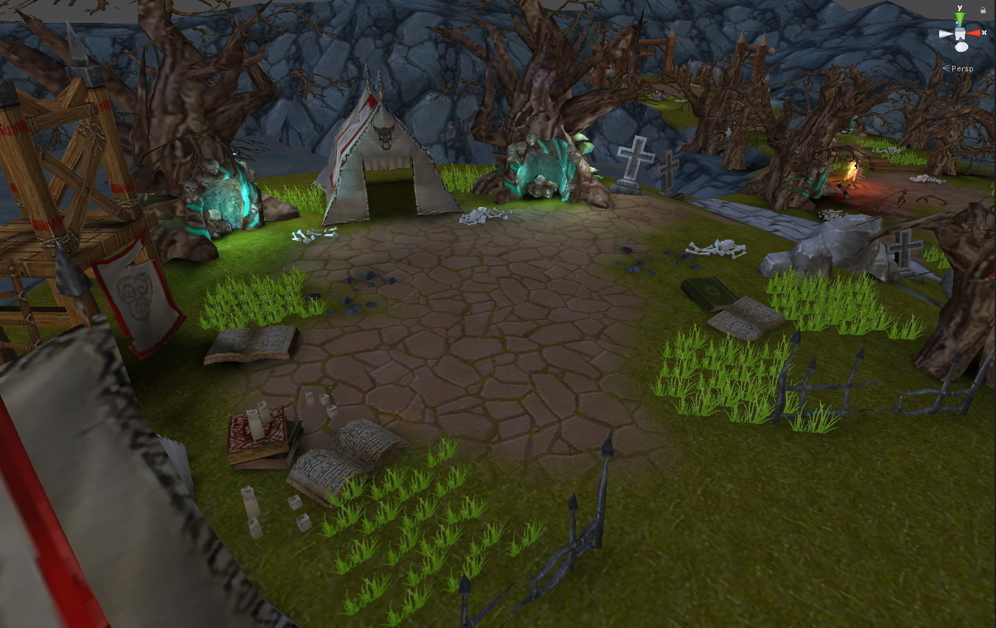 Casual RPG Environment 10 Low-poly 3D model_17