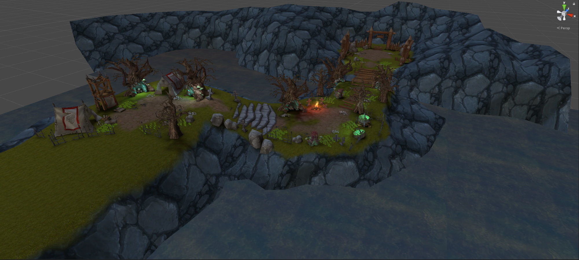 Casual RPG Environment 10 Low-poly 3D model_18