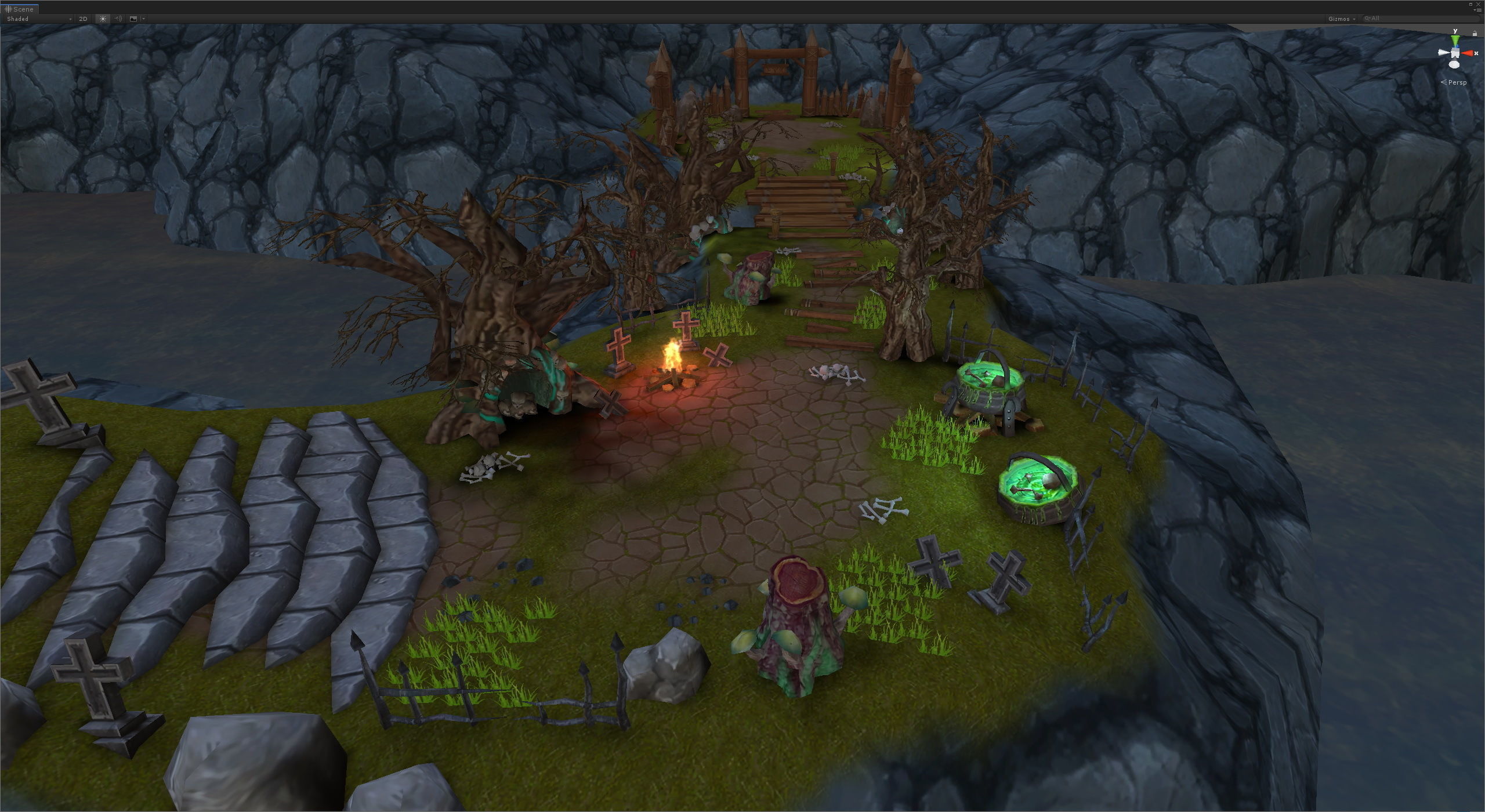 Casual RPG Environment 10 Low-poly 3D model_9