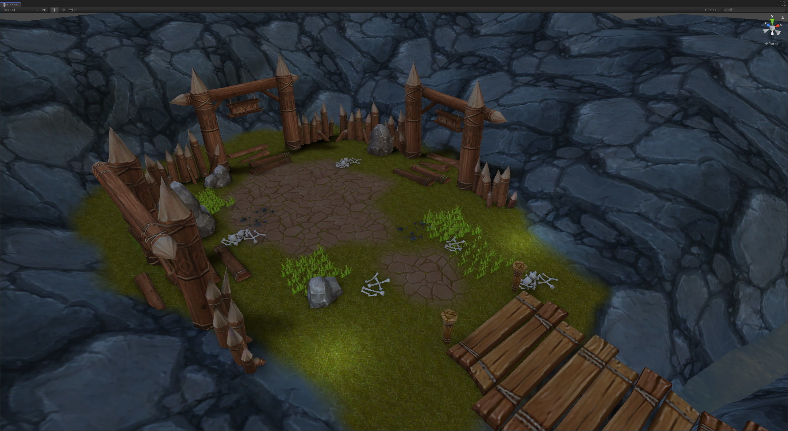 Casual RPG Environment 10 Low-poly 3D model_11