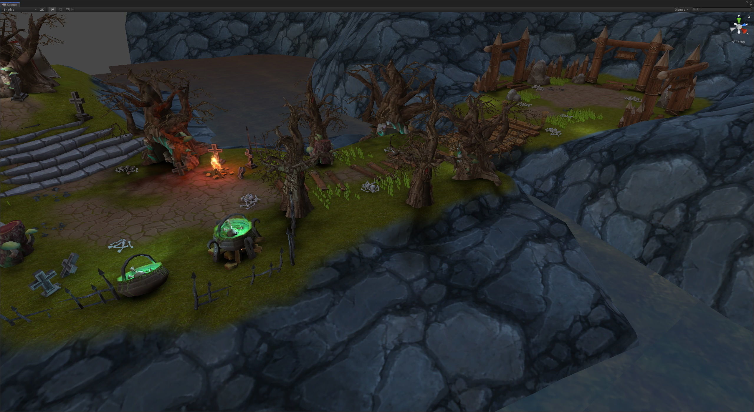 Casual RPG Environment 10 Low-poly 3D model_13