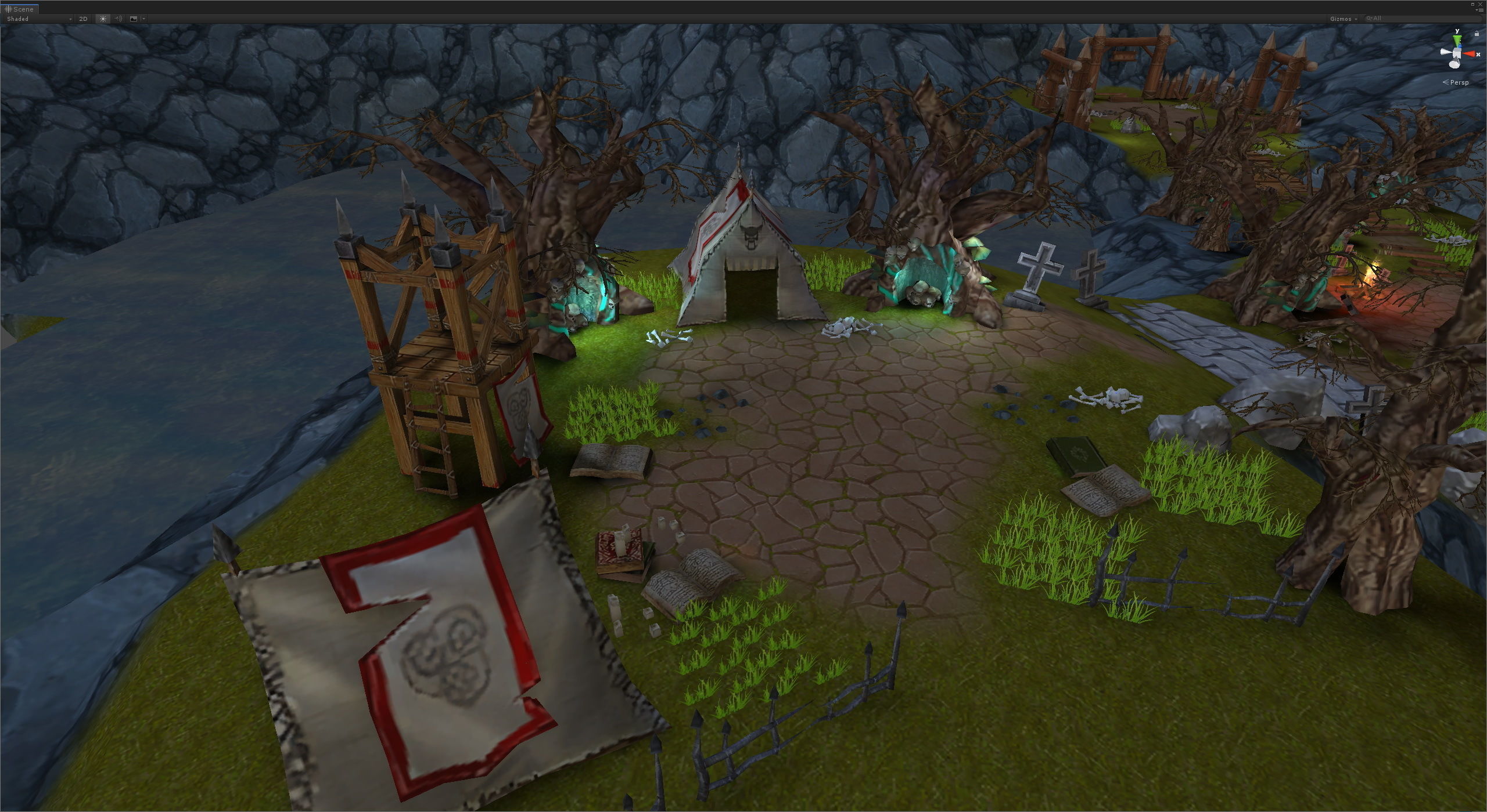 Casual RPG Environment 10 Low-poly 3D model_5