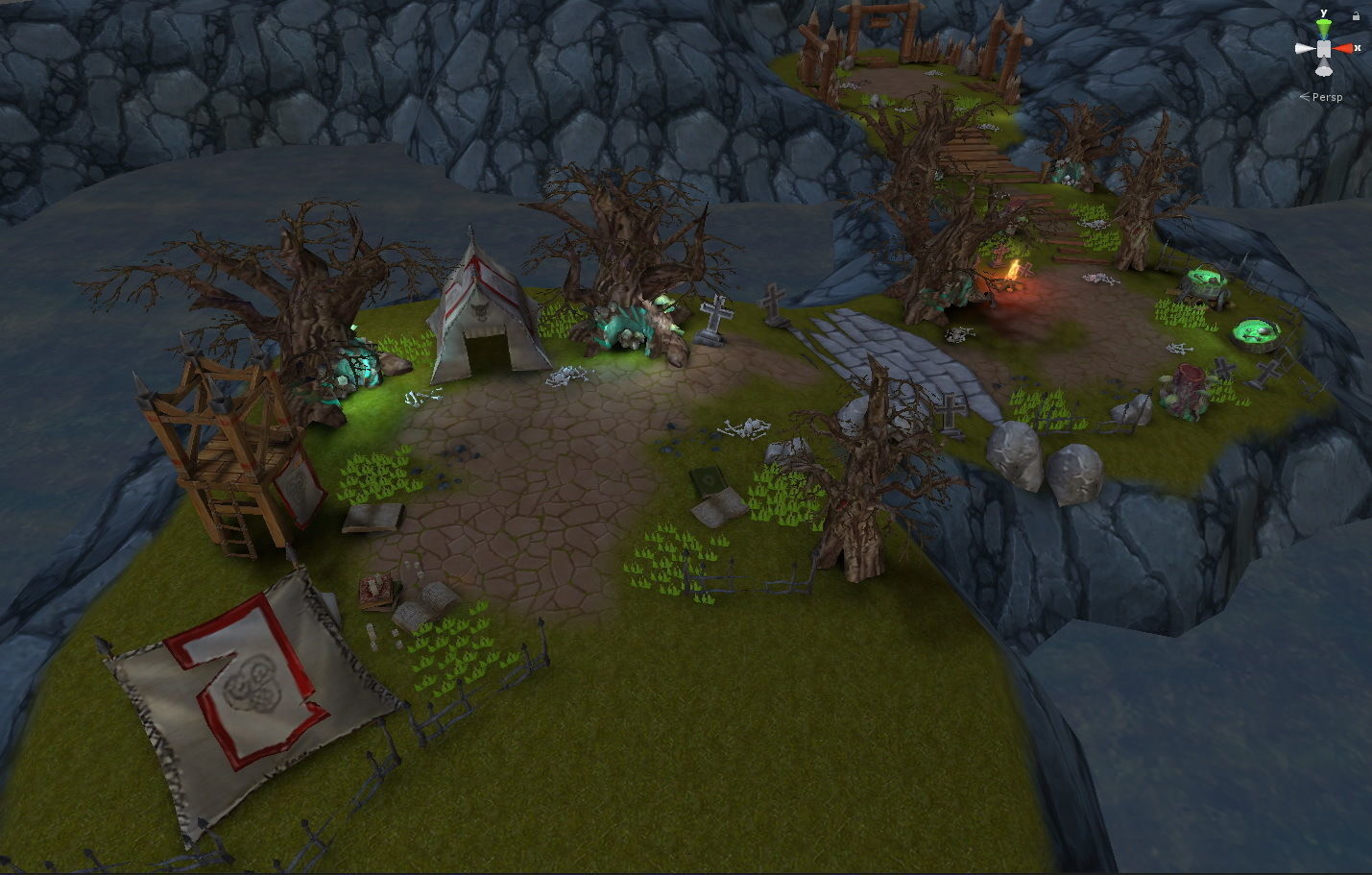 Casual RPG Environment 10 Low-poly 3D model_15