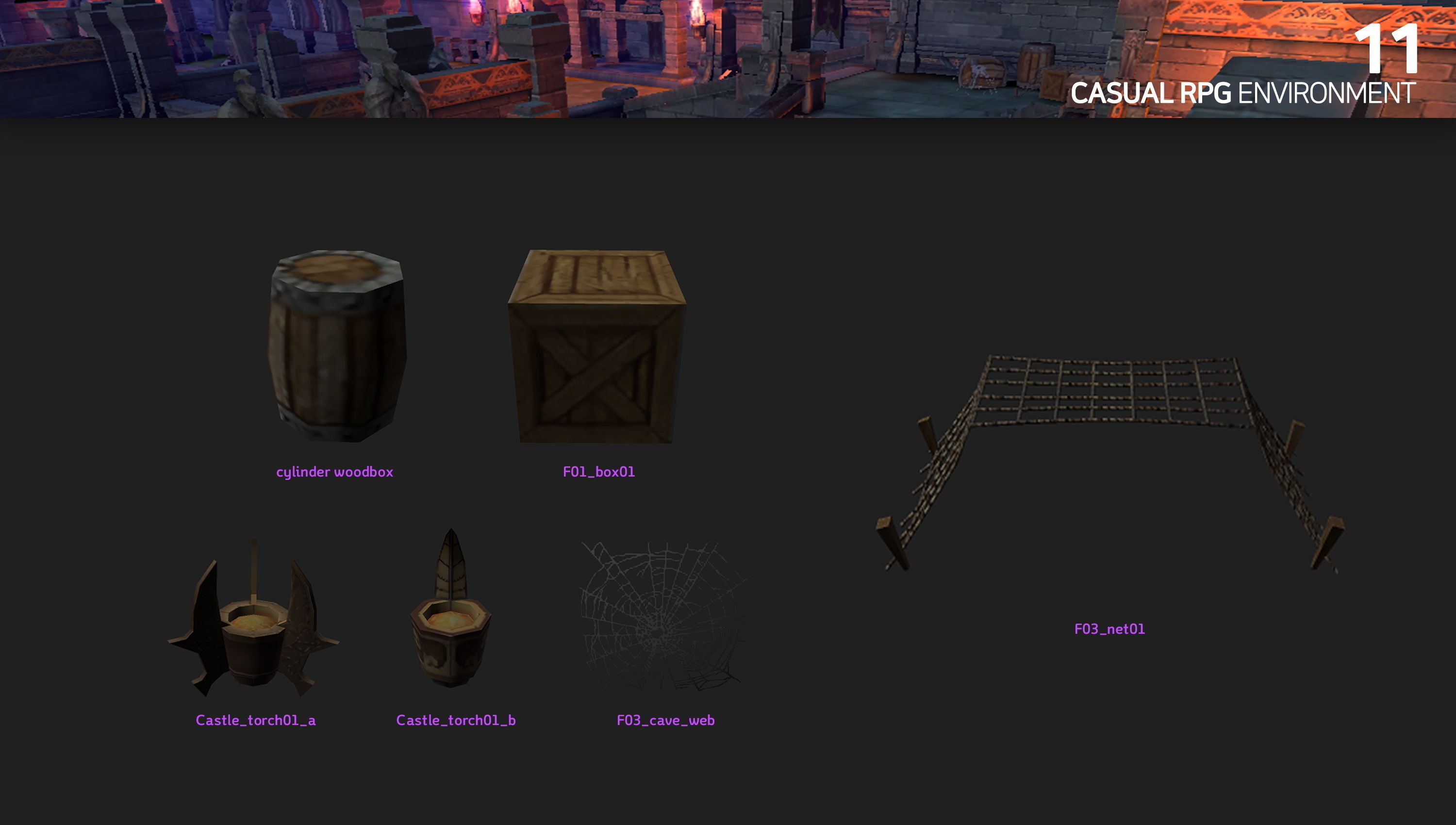 Casual RPG Environment 11 Low-poly 3D model_4
