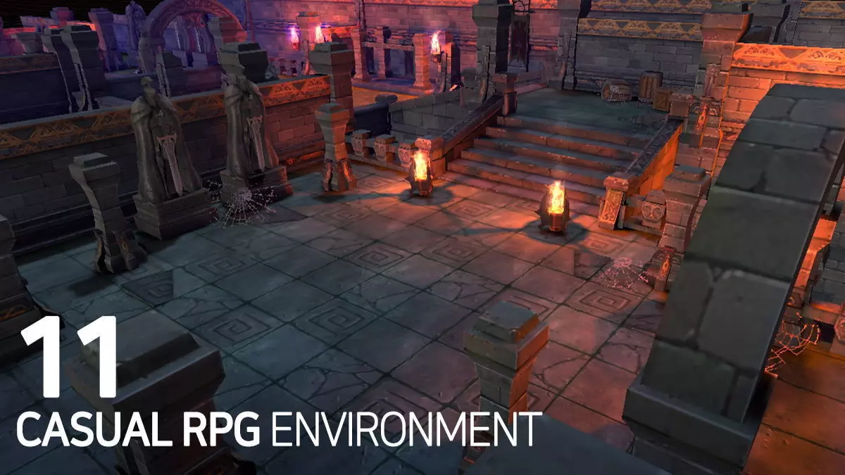 Casual RPG Environment 11 Low-poly 3D model_0