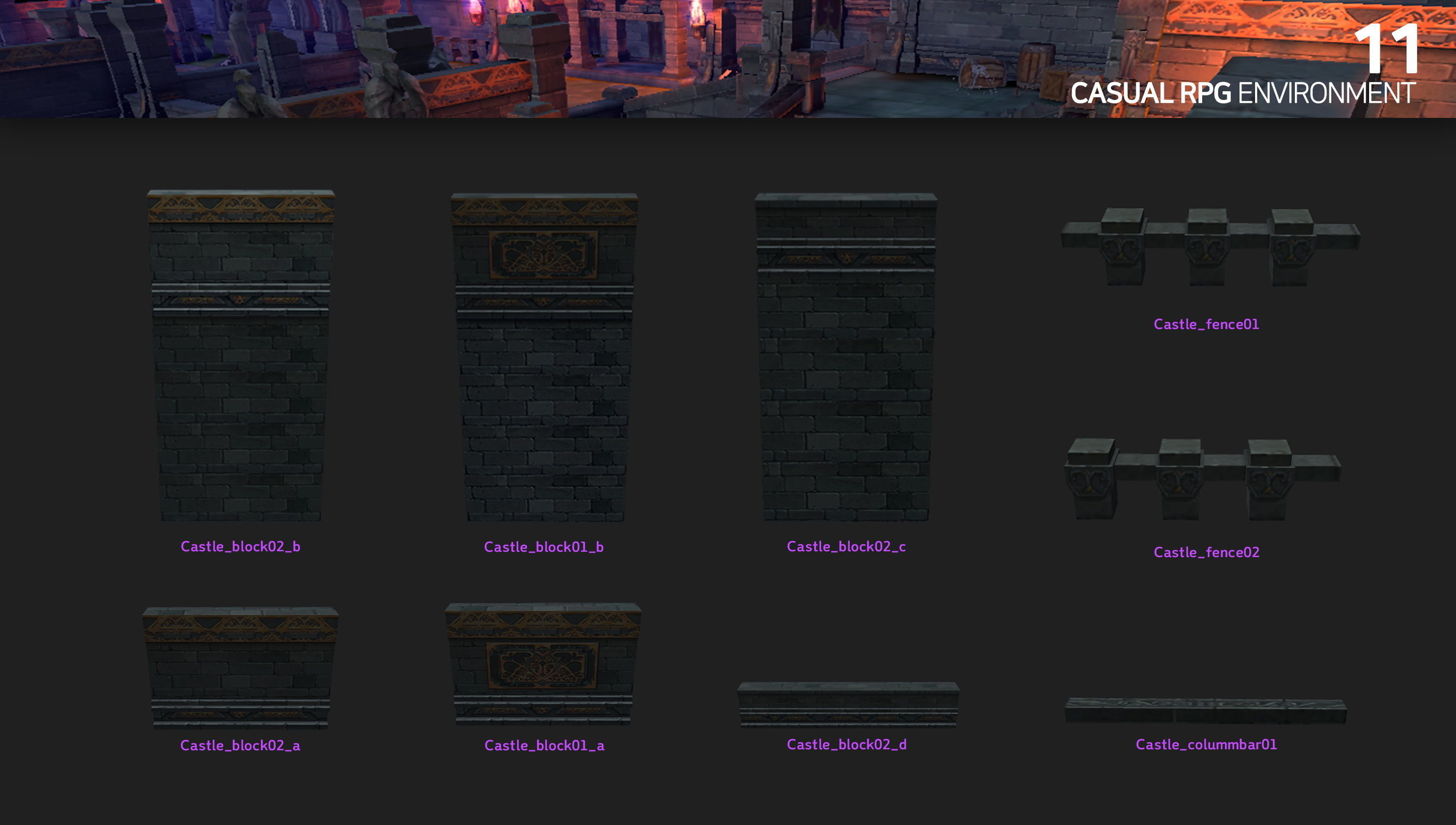 Casual RPG Environment 11 Low-poly 3D model_1