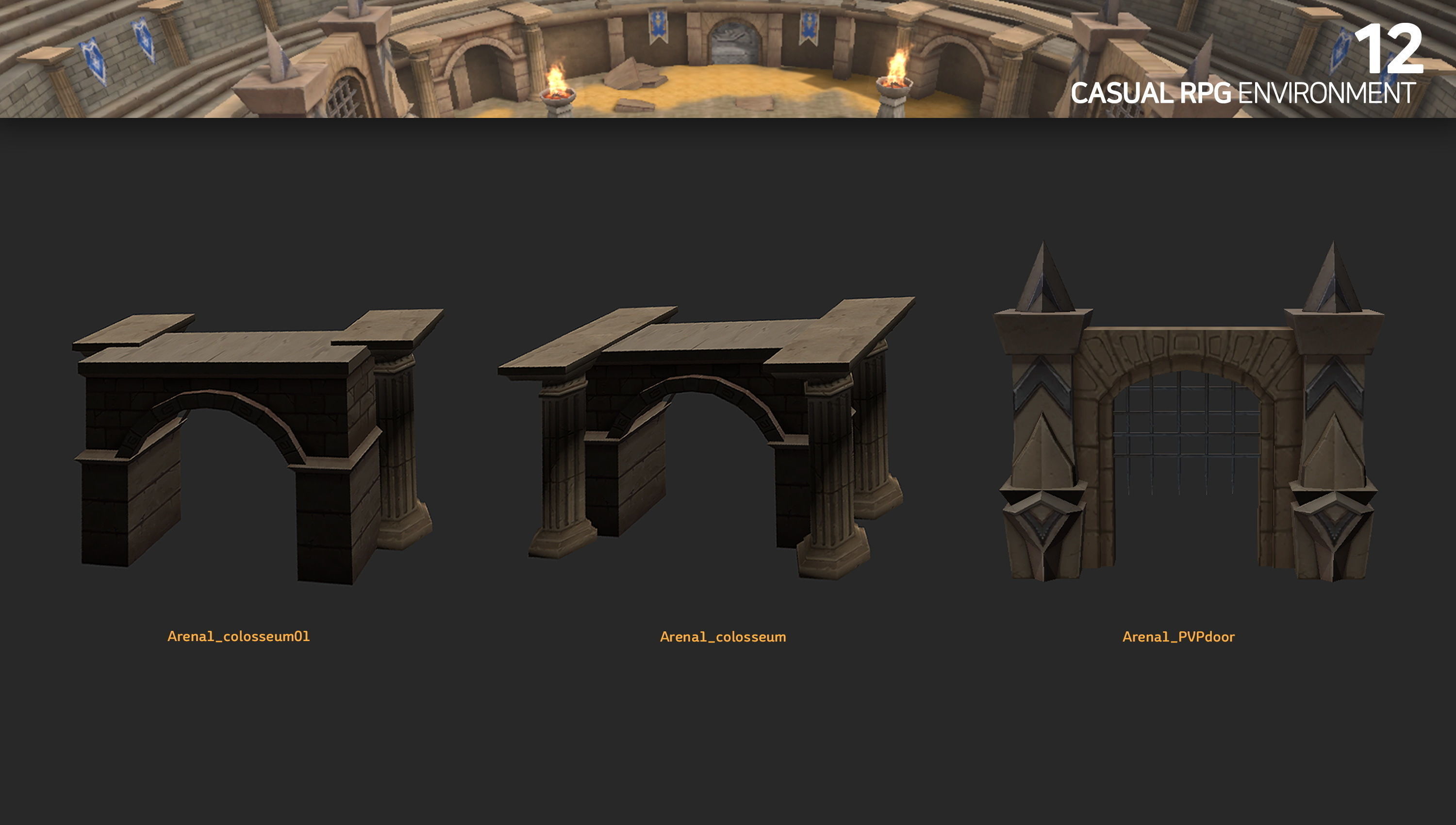 Casual RPG Environment 12 Low-poly 3D model_1