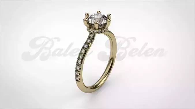 Woman ring diamond R00270