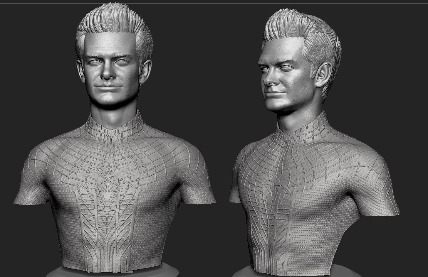 Andrew Garfield-Amazing Spider-Man Bust 3D print model_6