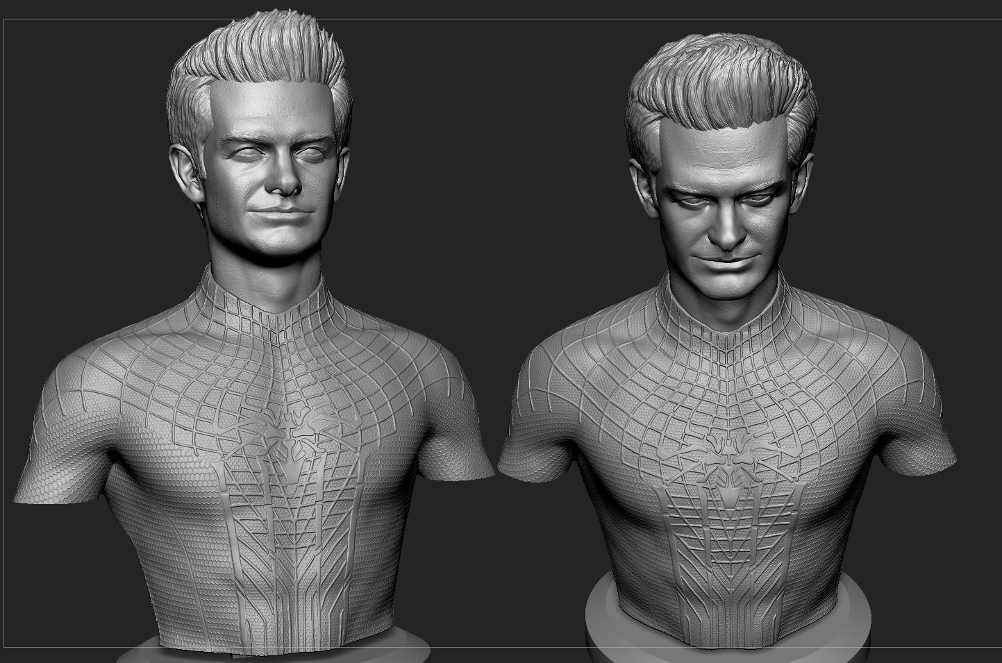 Andrew Garfield-Amazing Spider-Man Bust 3D print model_10