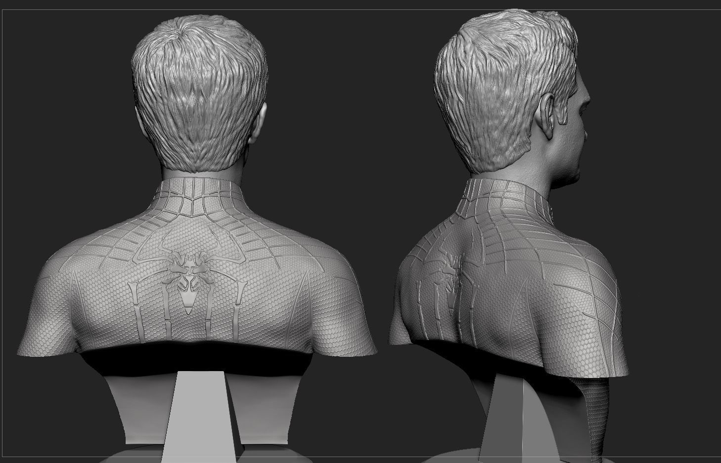Andrew Garfield-Amazing Spider-Man Bust 3D print model_8