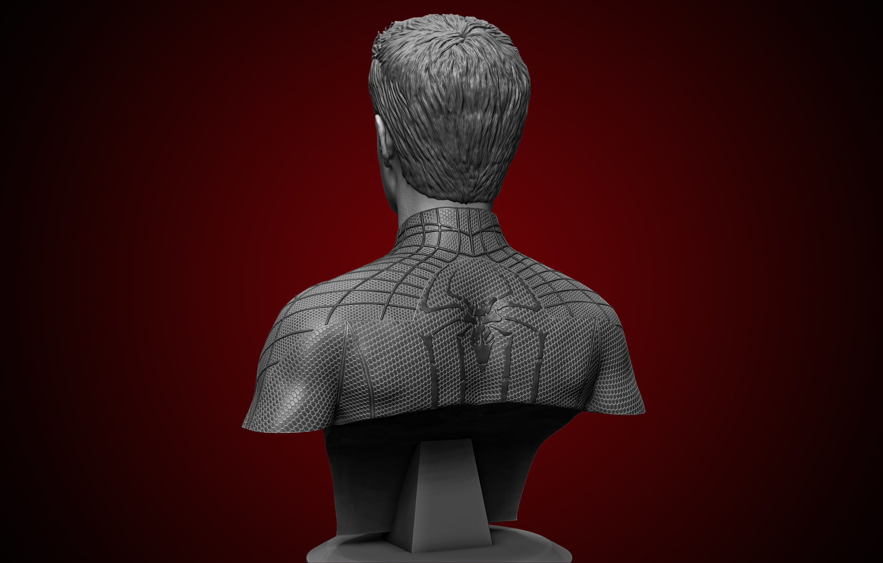 Andrew Garfield-Amazing Spider-Man Bust 3D print model_4
