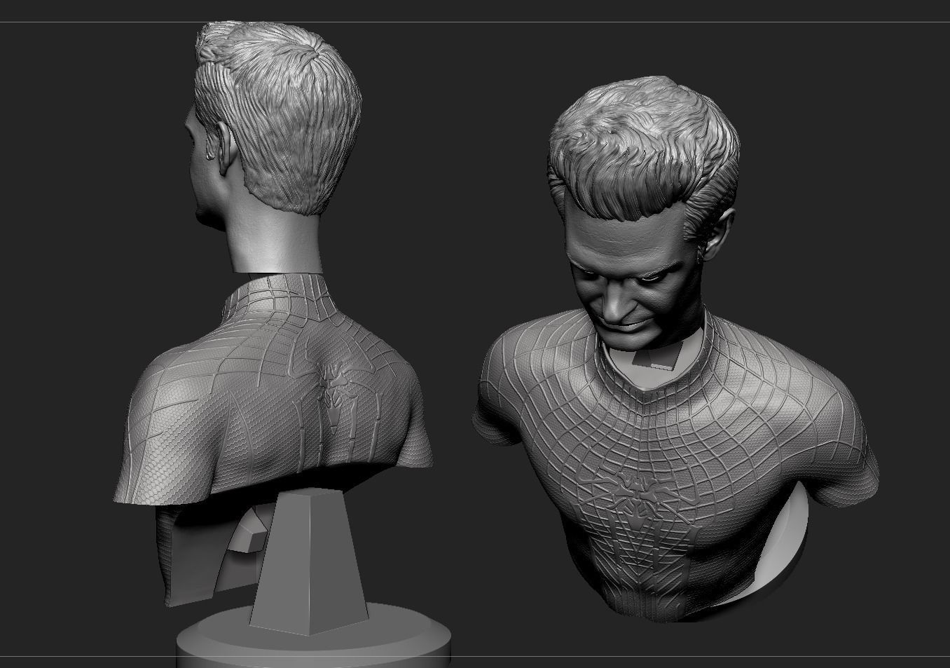 Andrew Garfield-Amazing Spider-Man Bust 3D print model_14