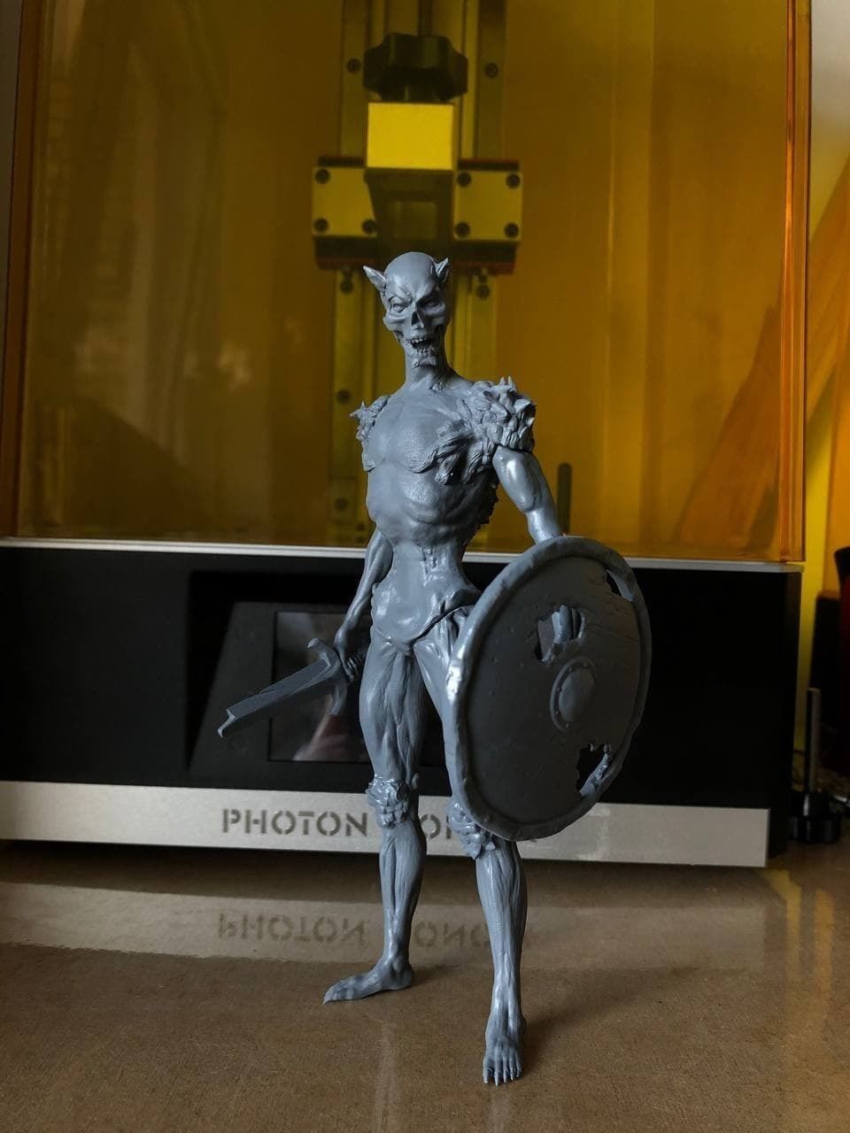  Stylized demonic creature 3D print model_8