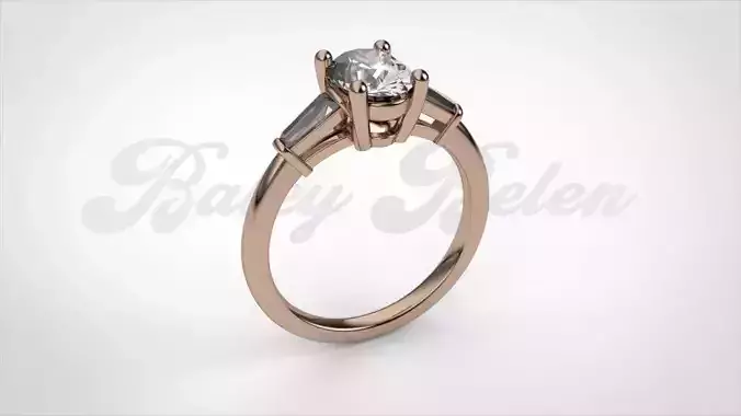 Woman ring diamond R00276