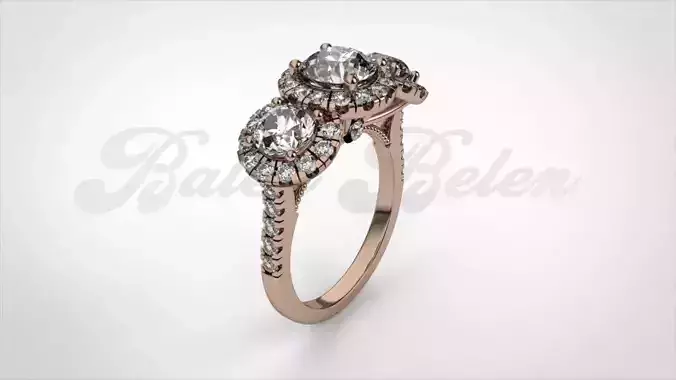 Woman ring diamond R00277