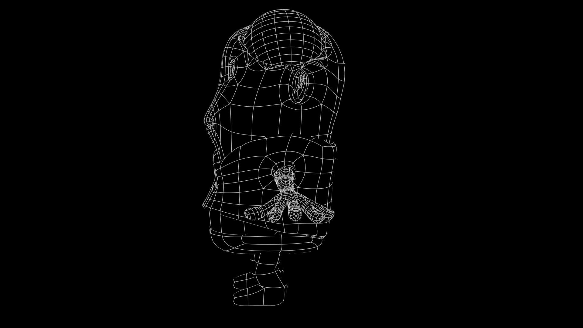 ZOMBIE CHARACTER 3D model_9