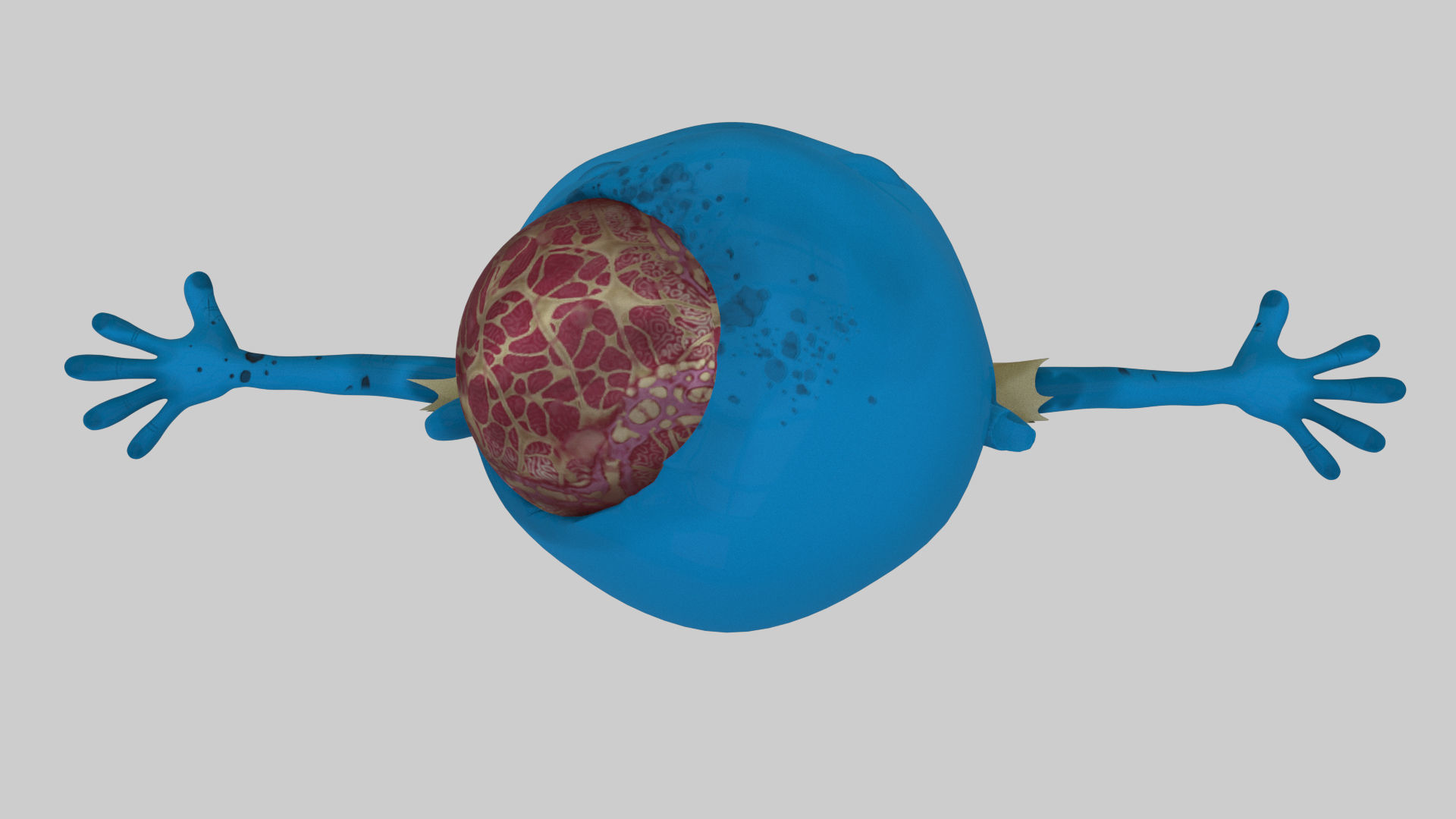 ZOMBIE CHARACTER 3D model_4