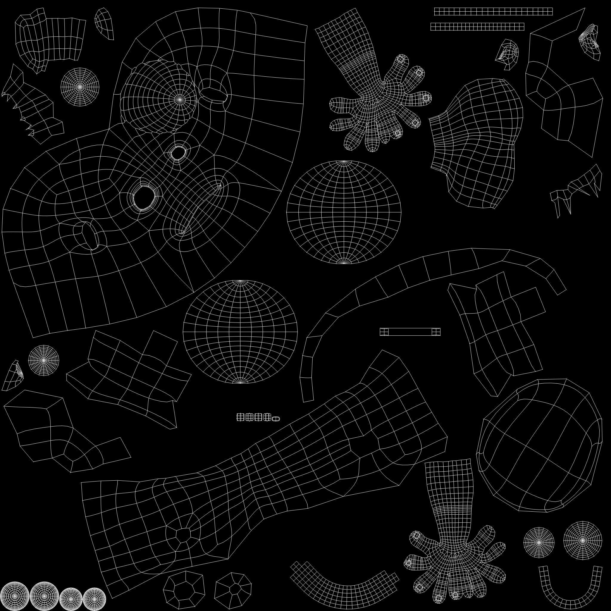 ZOMBIE CHARACTER 3D model_13