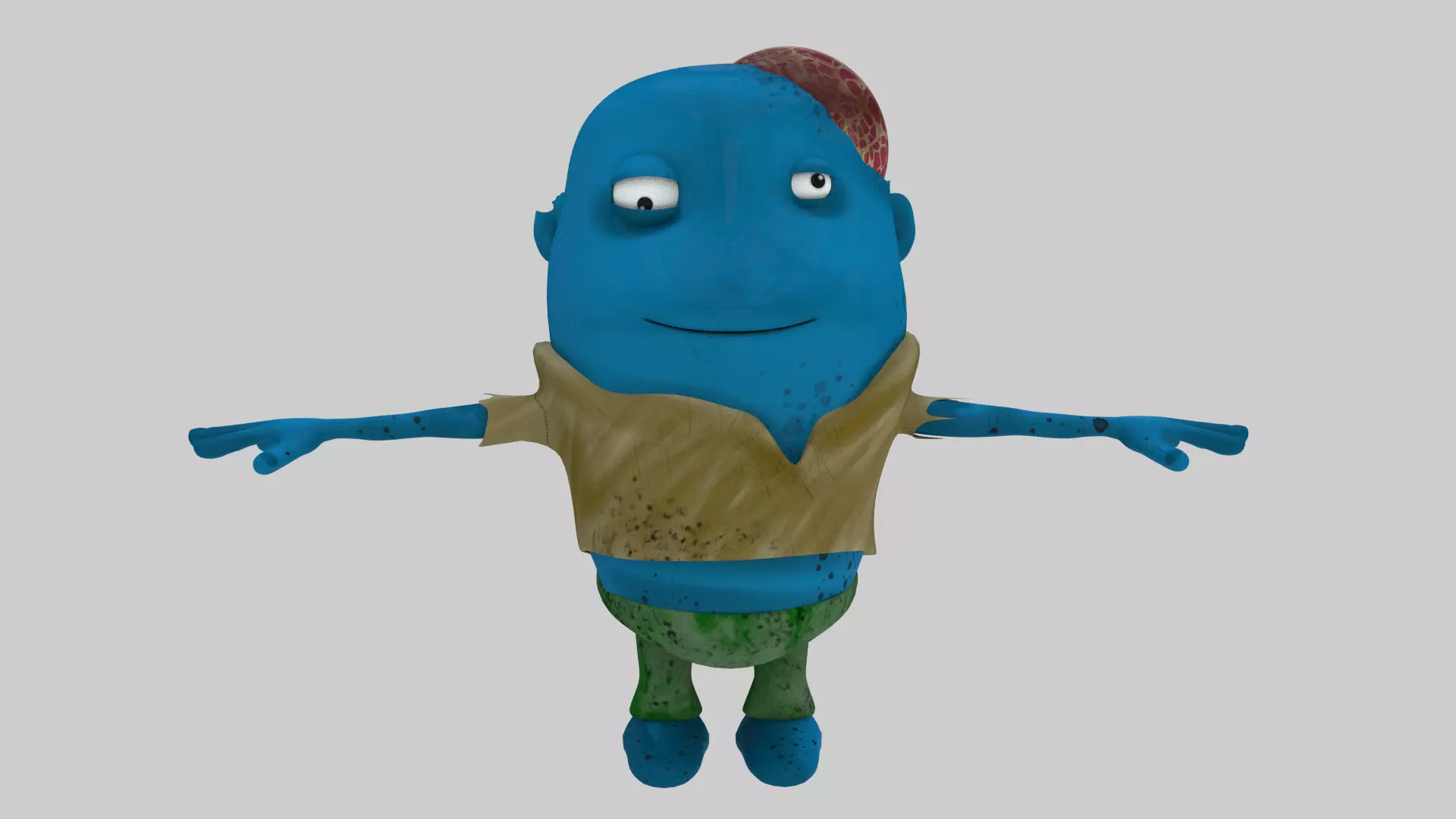 ZOMBIE CHARACTER 3D model_0