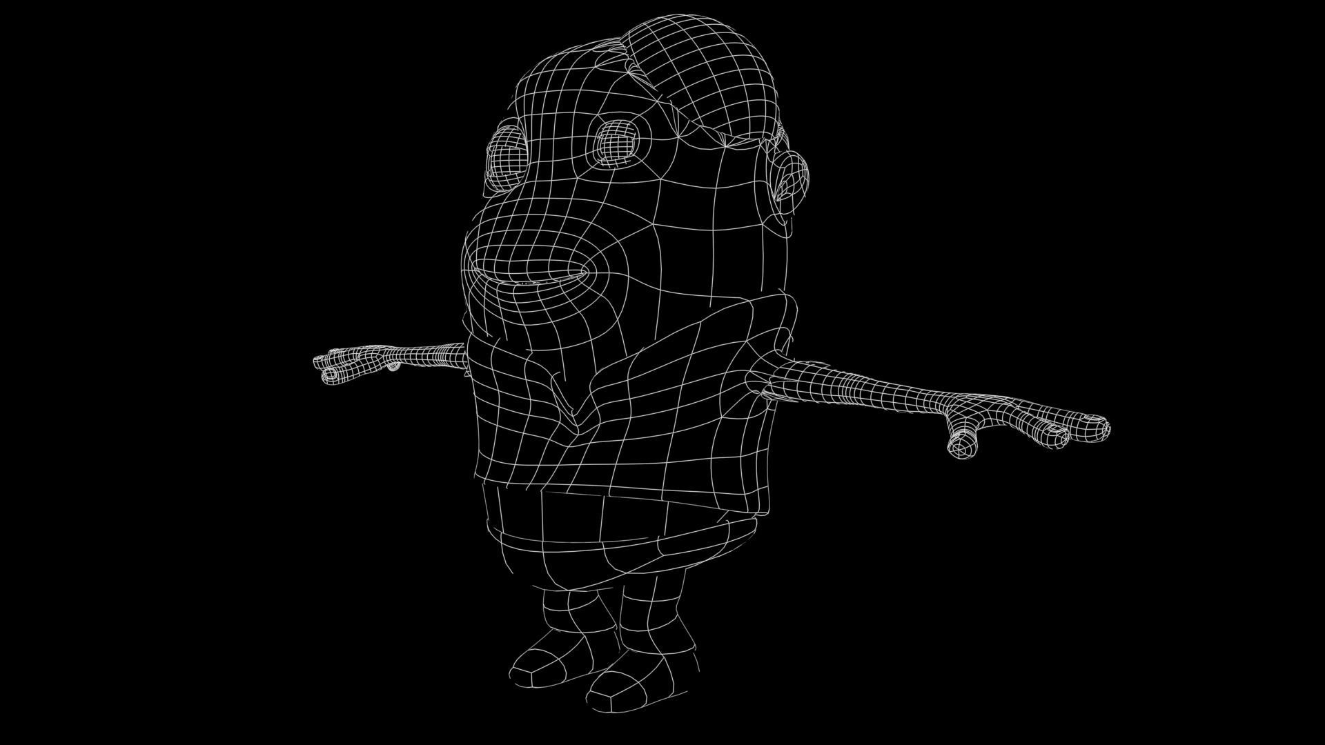 ZOMBIE CHARACTER 3D model_8