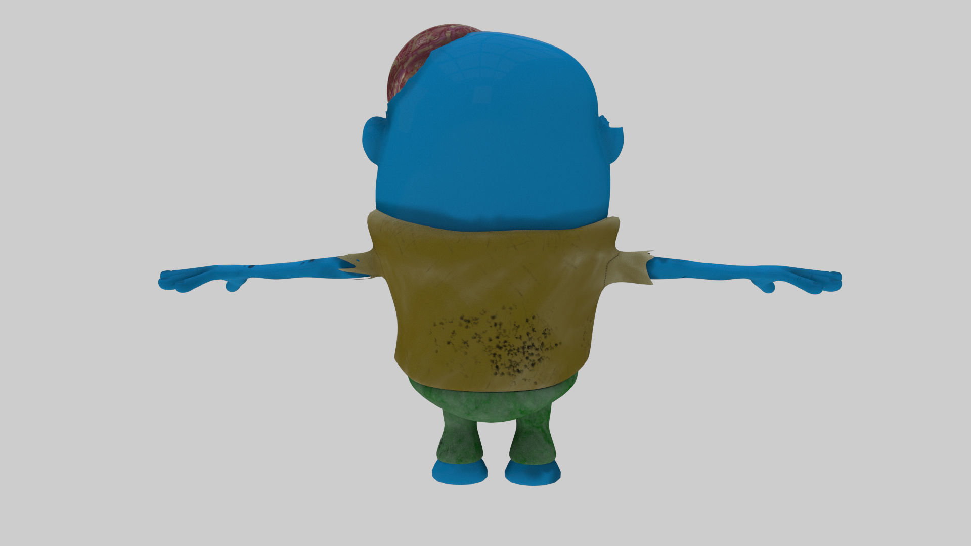 ZOMBIE CHARACTER 3D model_3