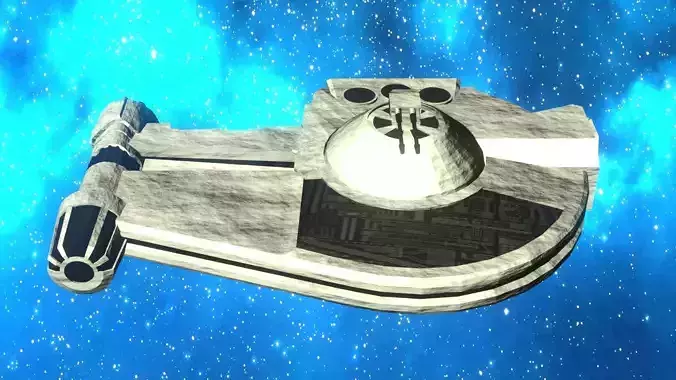 YT-2400 Low Poly Star Wars Legends Low-poly 3D model