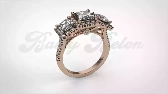 Woman ring diamond R00278