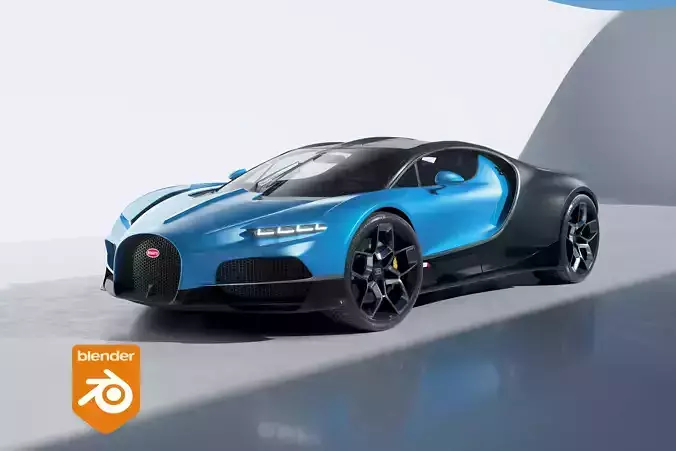 Daylight Studio Car scene for blender cycles 3D model