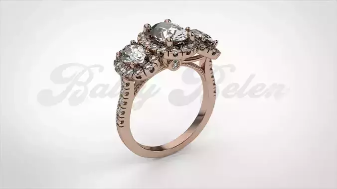 Woman ring diamond R00280