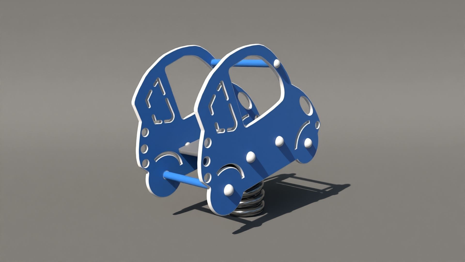 Seesaw for a Playground 3D model_2