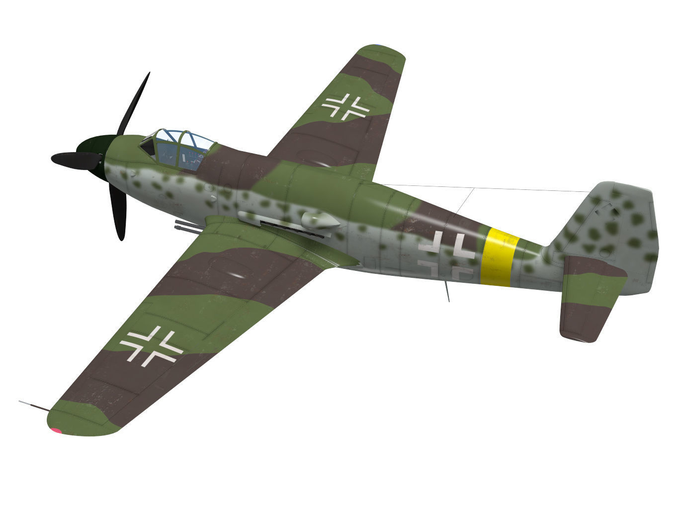 Messerschmitt Me 509  3D model_1