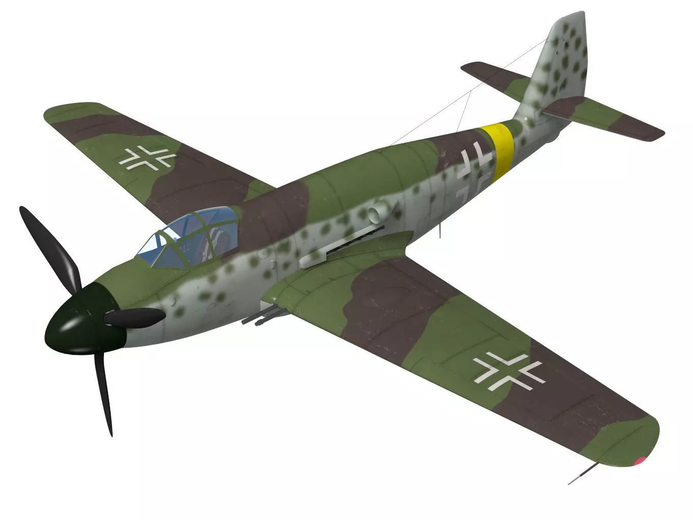 Messerschmitt Me 509  3D model_0