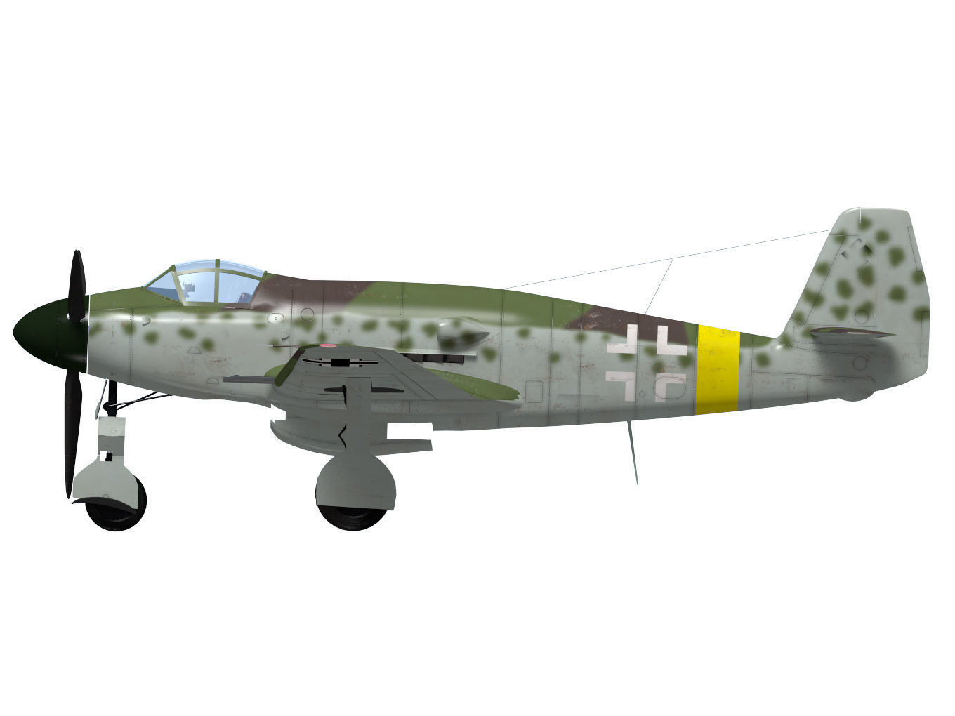 Messerschmitt Me 509  3D model_7