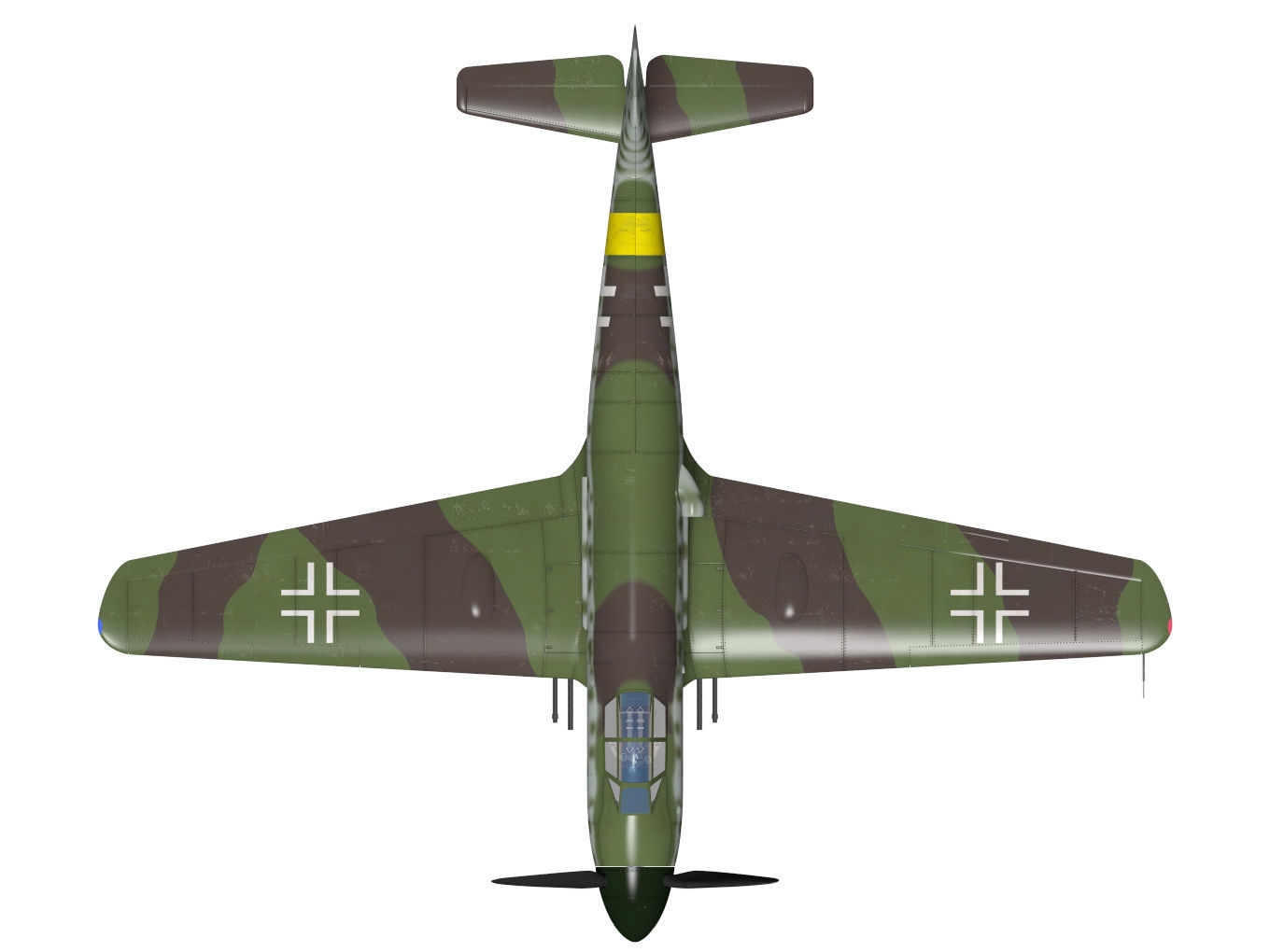 Messerschmitt Me 509  3D model_9