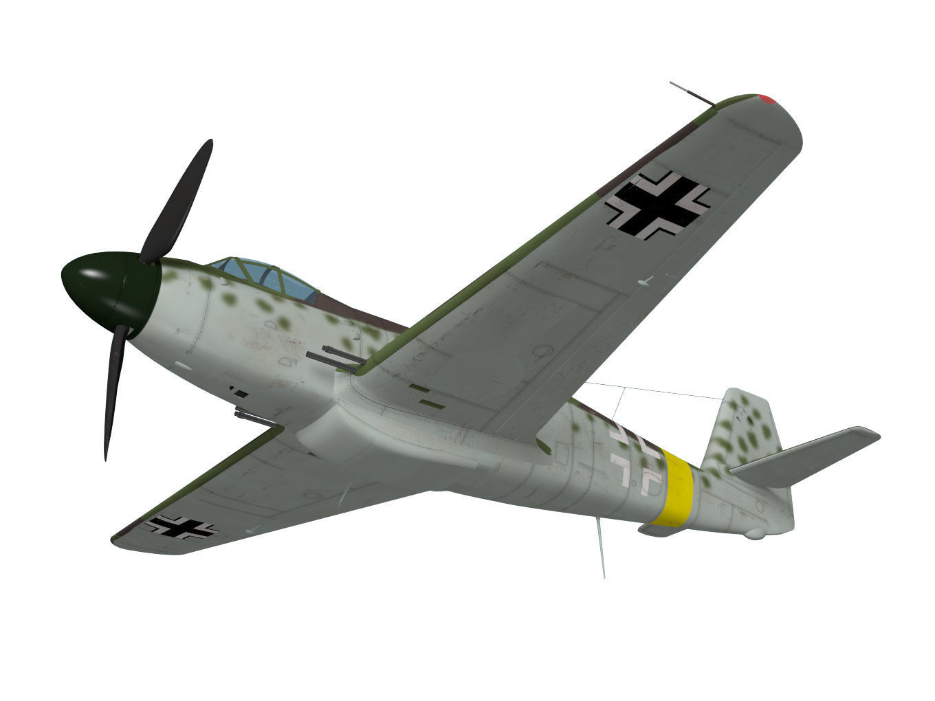 Messerschmitt Me 509  3D model_5