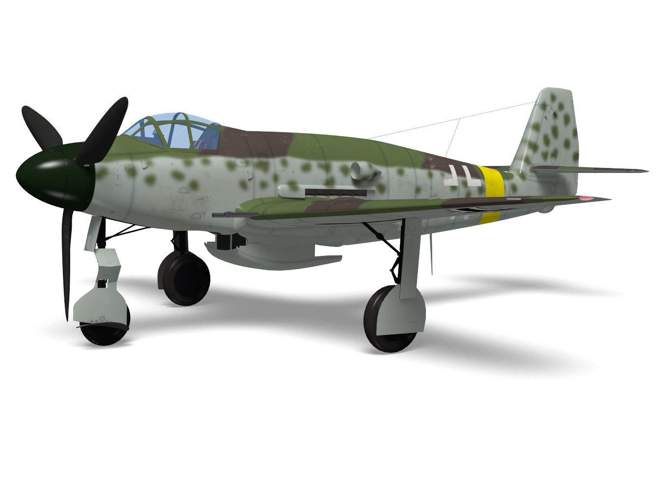 Messerschmitt Me 509  3D model_2