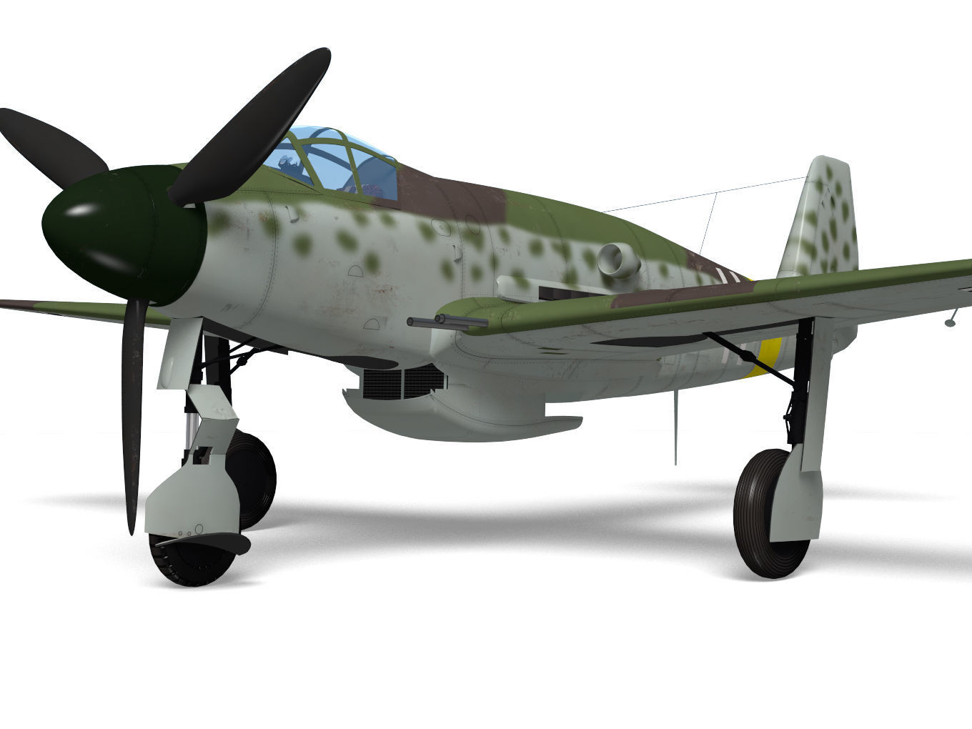 Messerschmitt Me 509  3D model_4