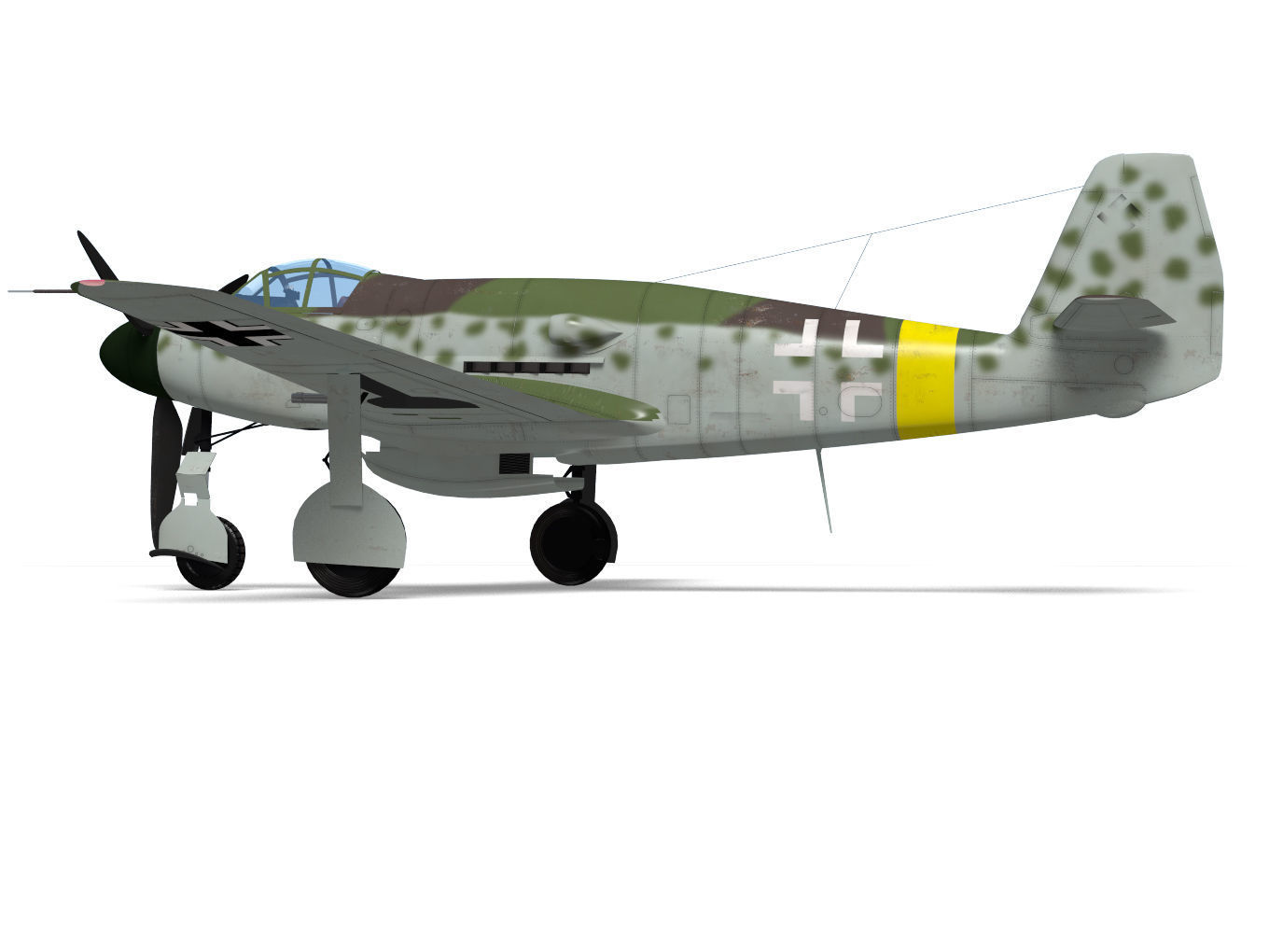 Messerschmitt Me 509  3D model_3