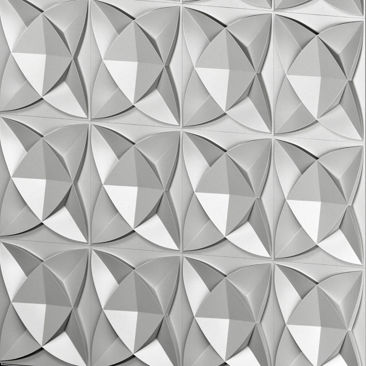 Panel wall 3D model_4