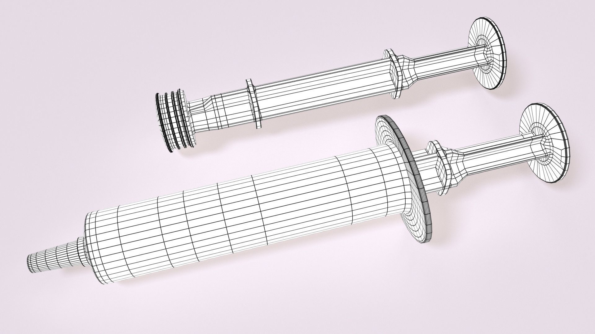 Syringe - Medical Instrument 3d Model  3D model_3