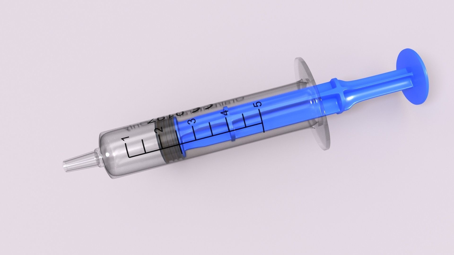 Syringe - Medical Instrument 3d Model  3D model_1